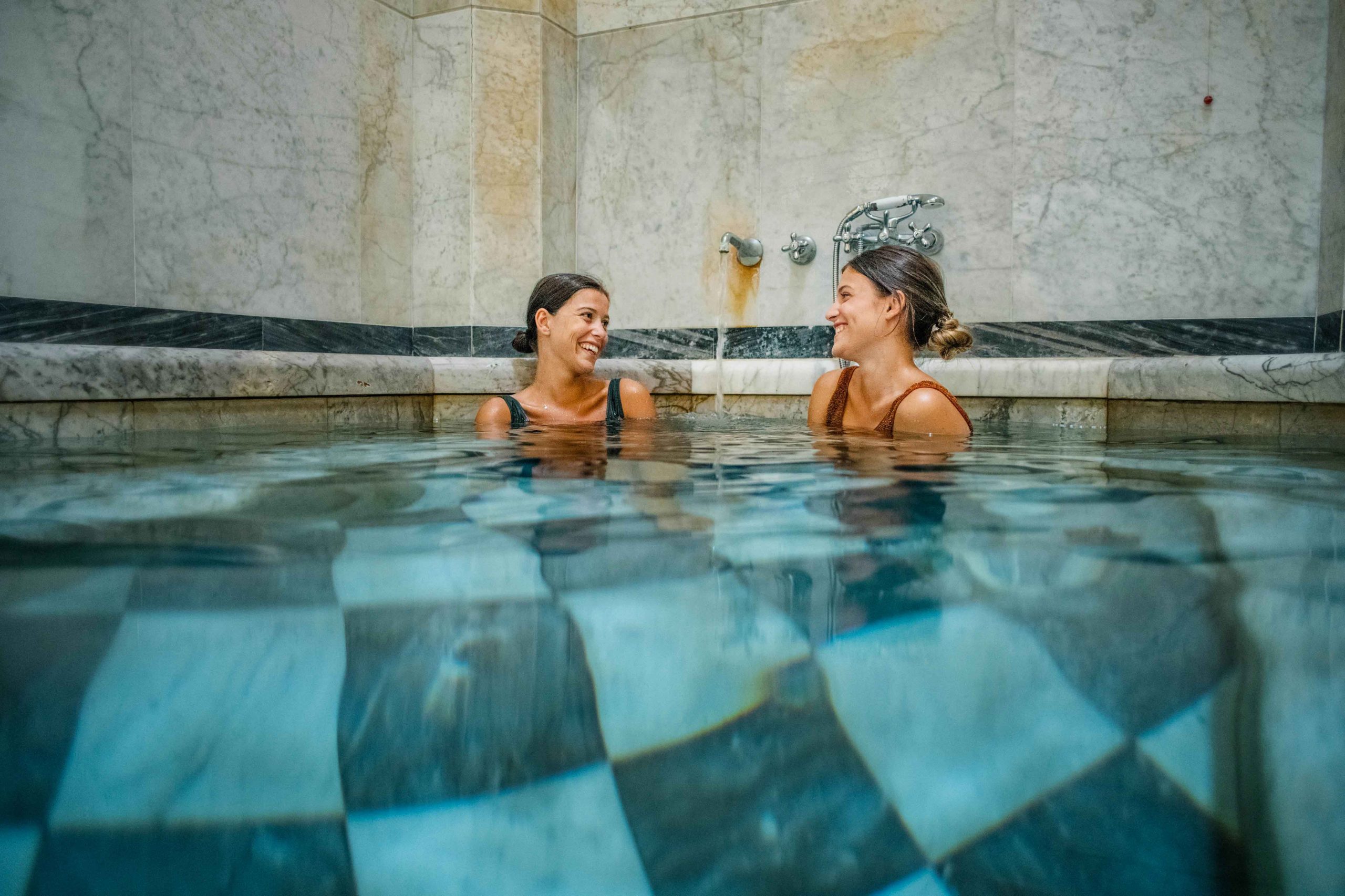 Vasca termale terme bagno bernabò - shooting fotografico StudioAF